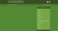 Desktop Screenshot of anilsinghal.com
