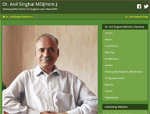 Tablet Screenshot of anilsinghal.com